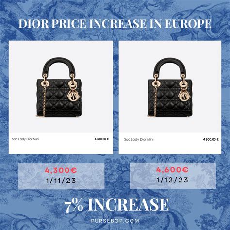 dior be dior bag price|christian dior bag price guide.